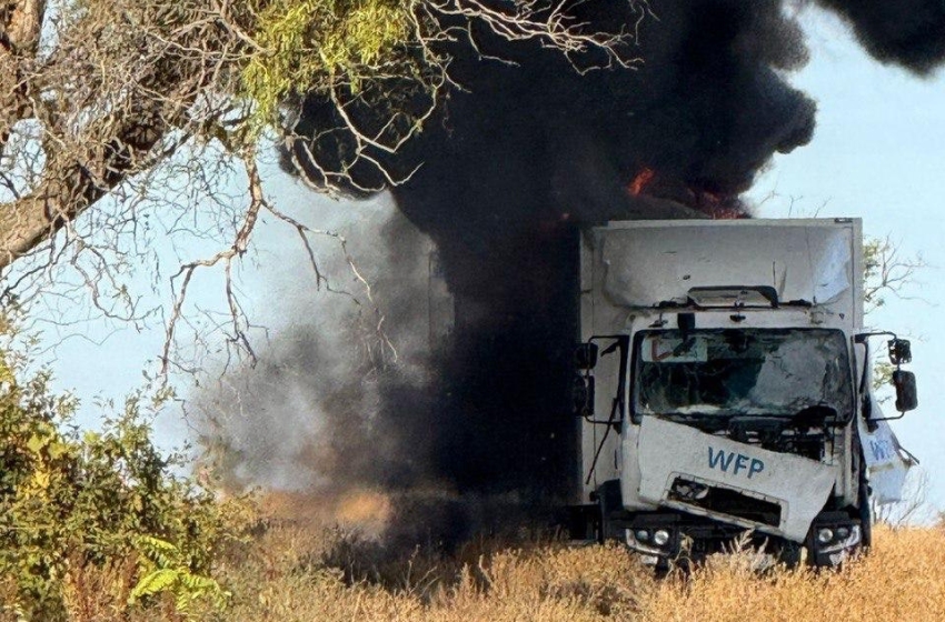 Russian forces shelled trucks carrying UN humanitarian aid in the Kherson region