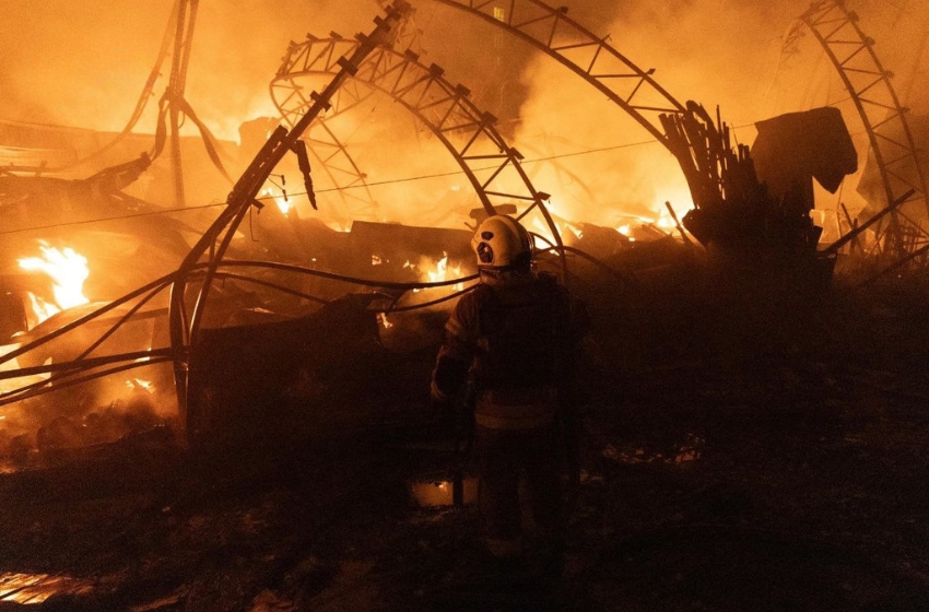 Russian drone and artillery attacks hit Kyiv, Kharkiv, Dnipropetrovsk, and Kherson Regions