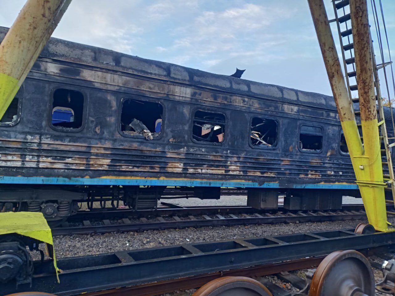 The Russian forces has struck facilities belonging to Ukrzaliznytsia