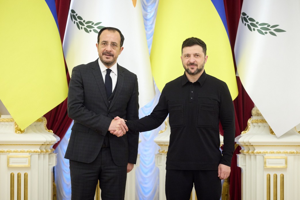 Volodymyr Zelenskyy met with Nikos Christodoulides in Kyiv