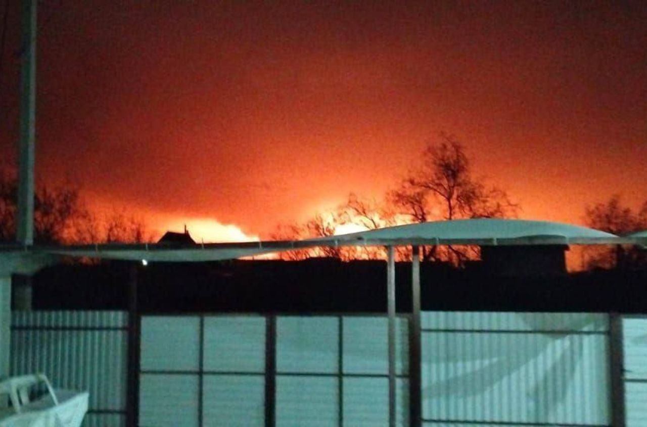 Ukraine struck a gas terminal at a port in Russia’s Krasnodar region