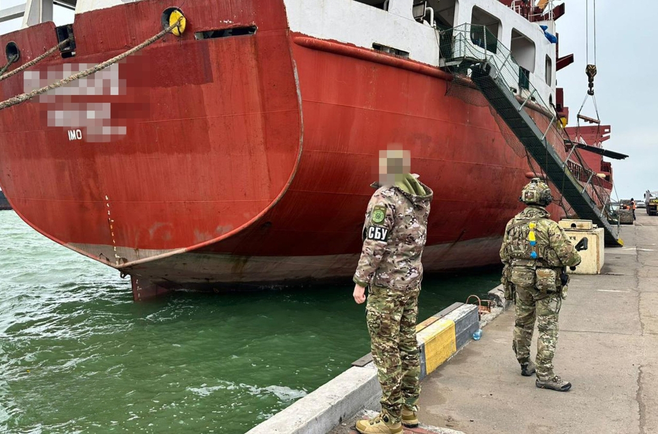 SSU seizes Russian “shadow” fleet vessel at Odessa port