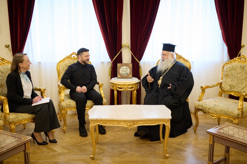The President held a meeting with the head of the Church of Cyprus