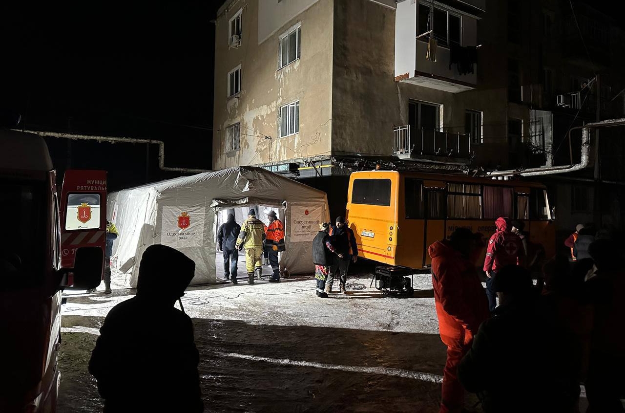 Russian night attack on Odessa damages infrastructure, leaves part of city without power