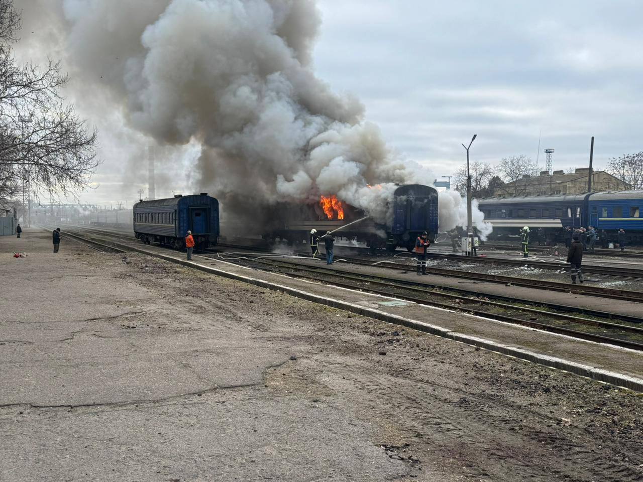 Russian army drones target locomotives, rail cars, depots, and bridges