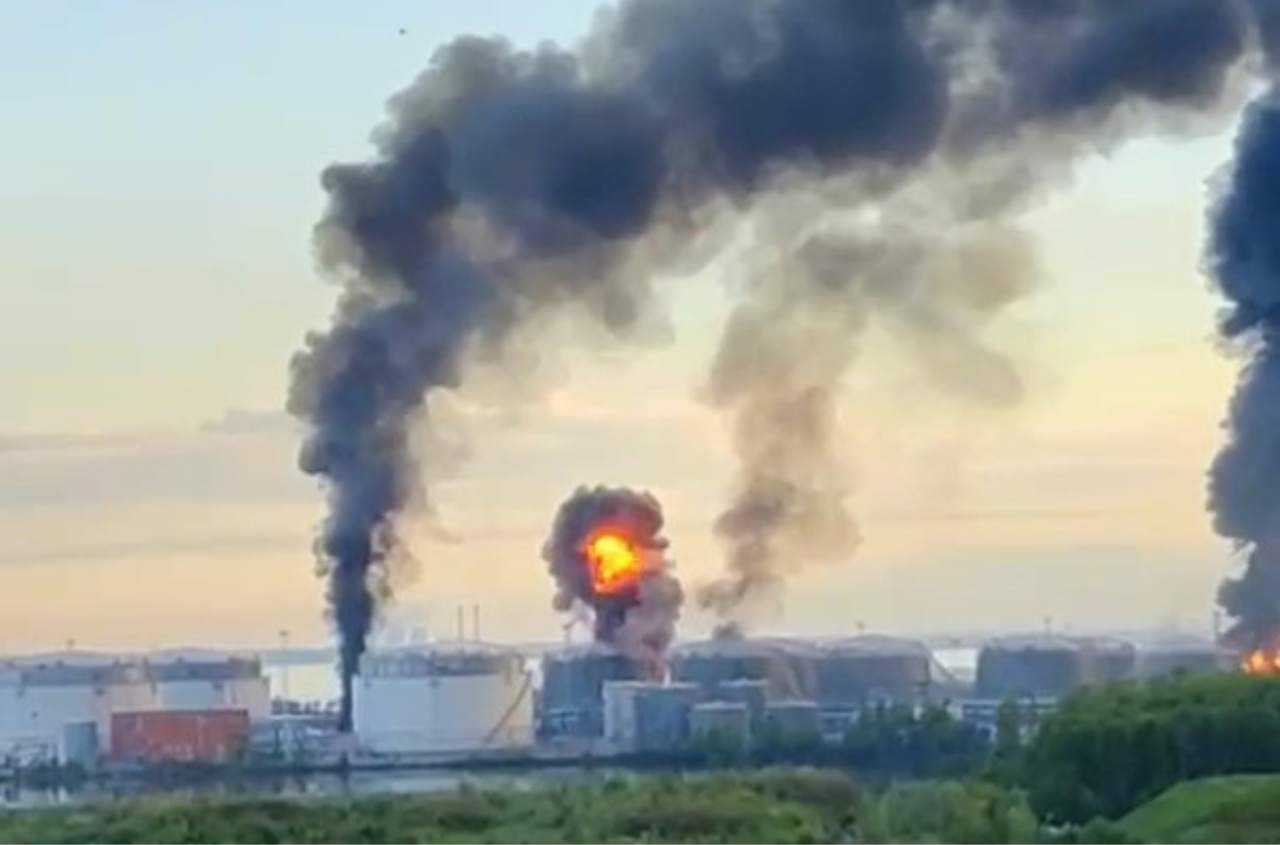 Drone attack hits key Russian oil terminal near St. Petersburg
