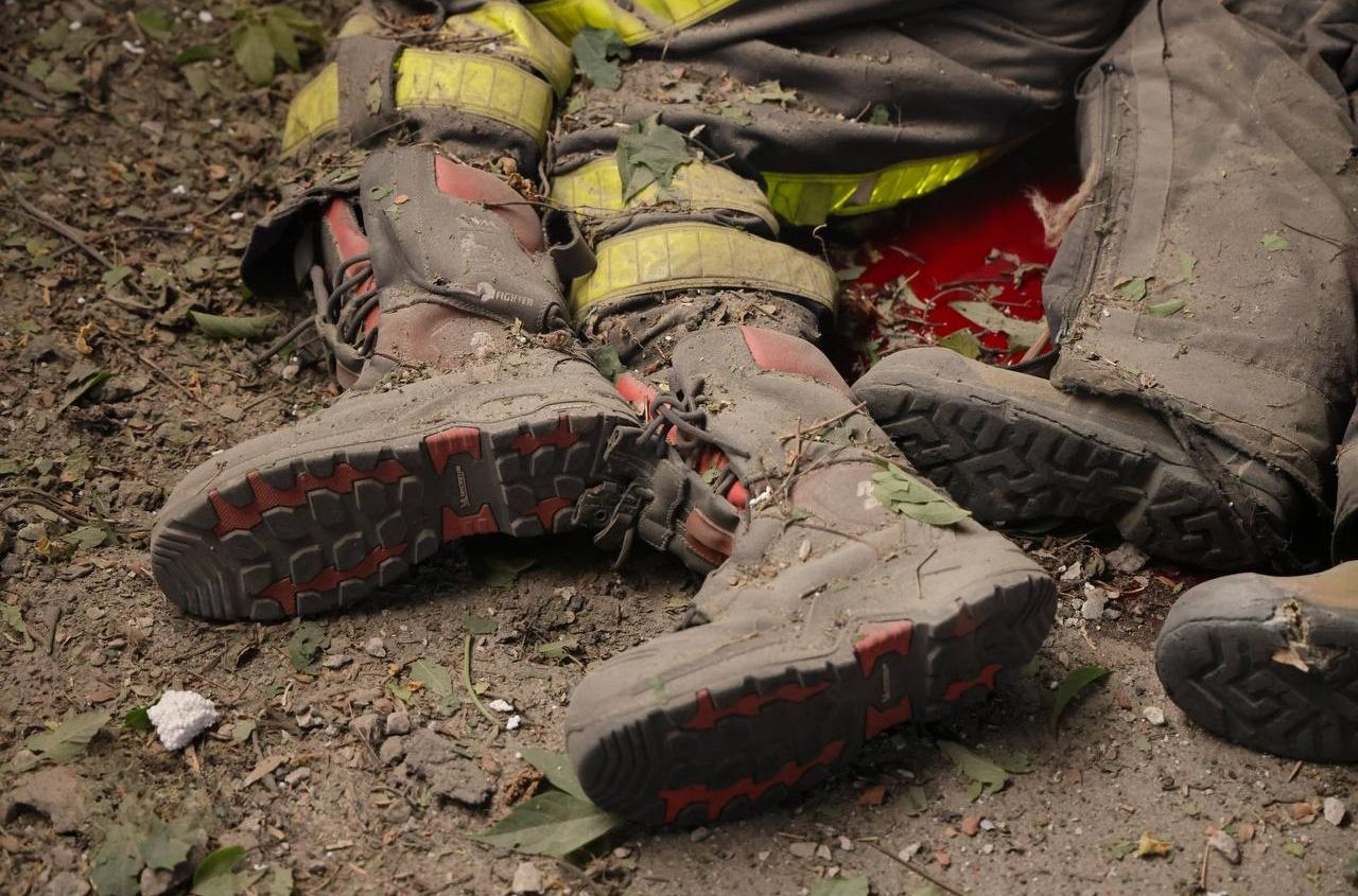 In Kharkiv, a repeated Russian strike killed 5 rescuers