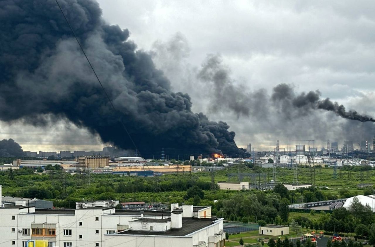 Ukrainian drones attack Moscow oil refinery for second time this week