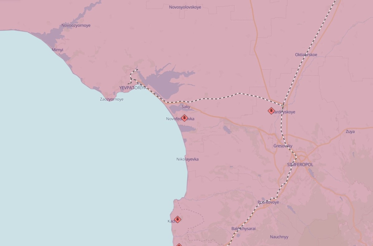 SSU drones struck hangars at Saky airfield in occupied Crimea