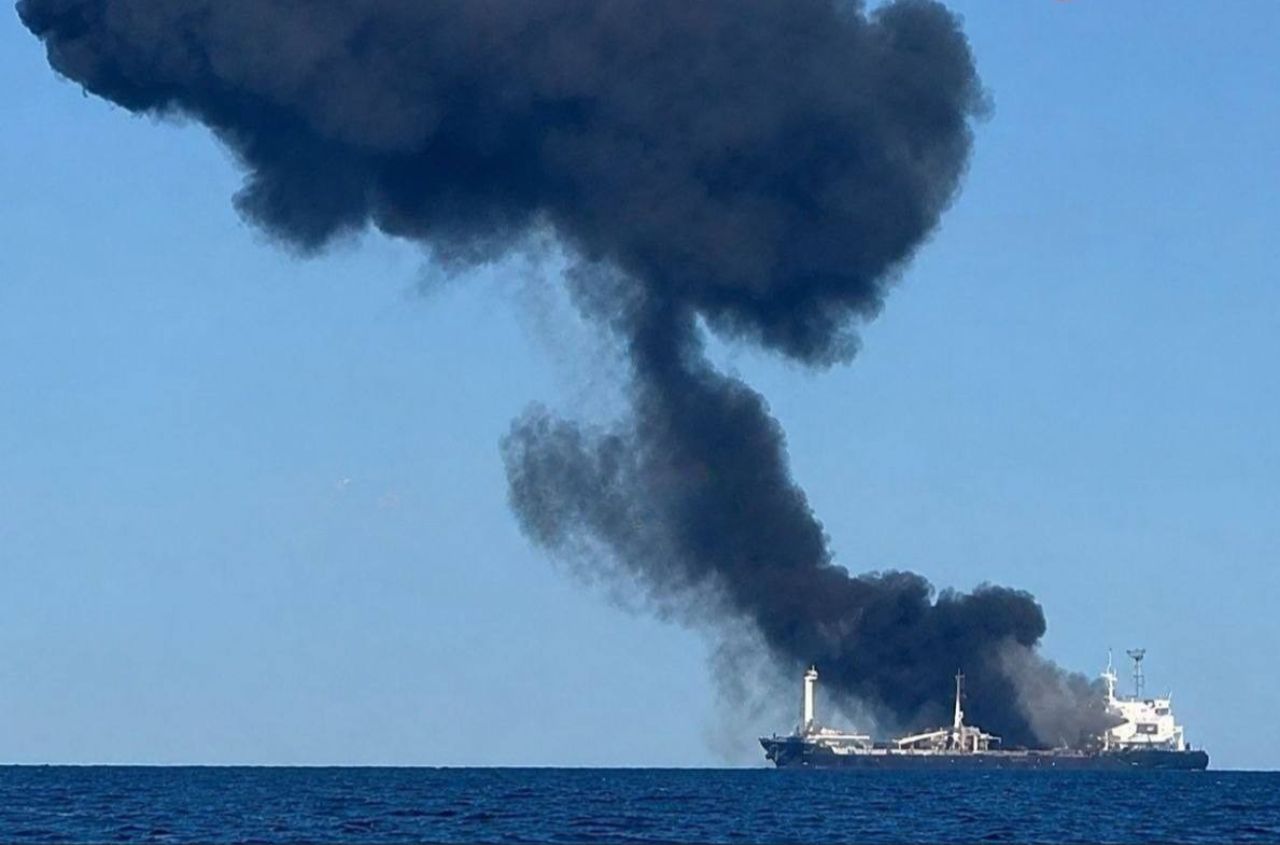 Missile hits vessel in the Black Sea near Odessa
