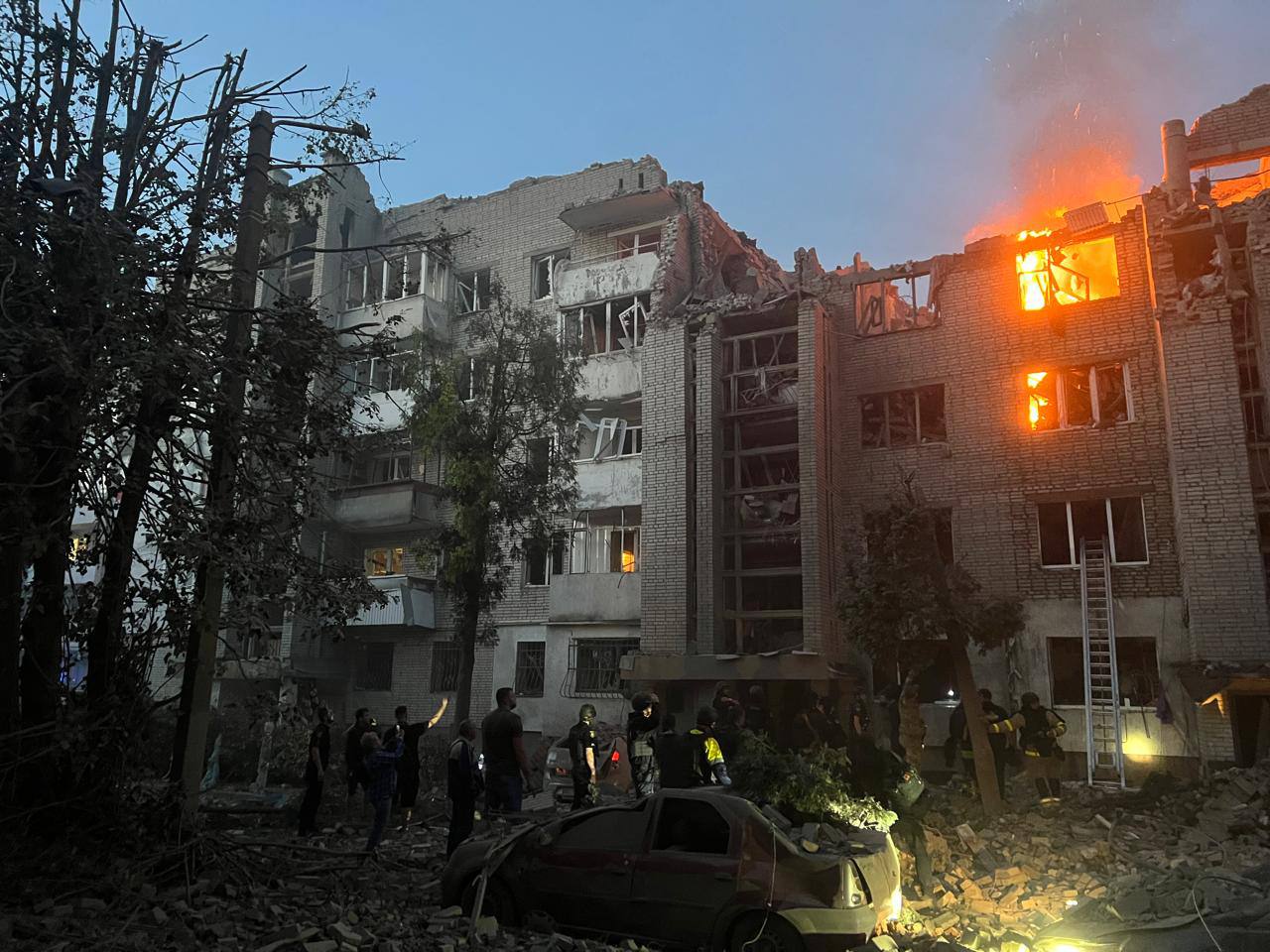 Missile attack on Lviv injures 30, damages more than 20 residential buildings