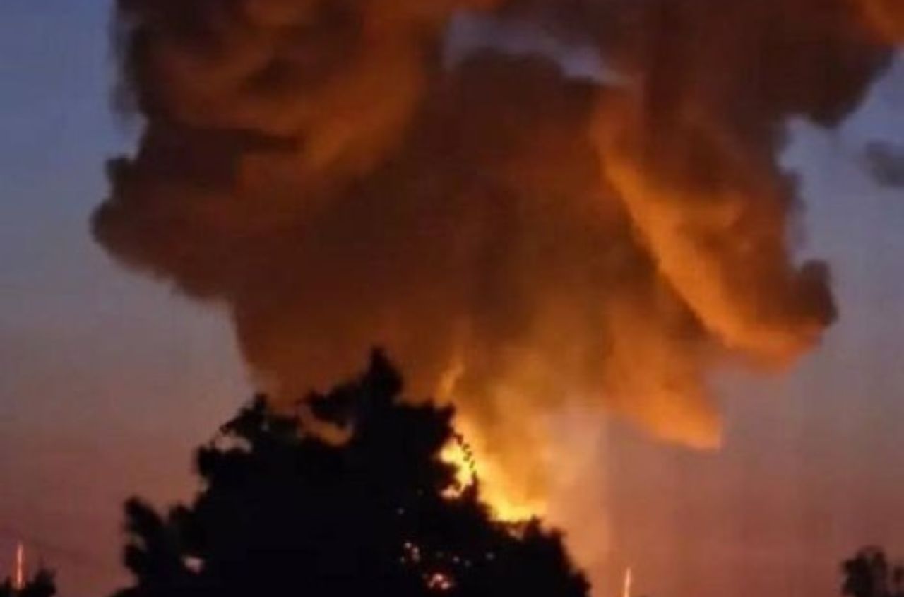 Drone attacks reported near chemical plant and military airfield in Russia