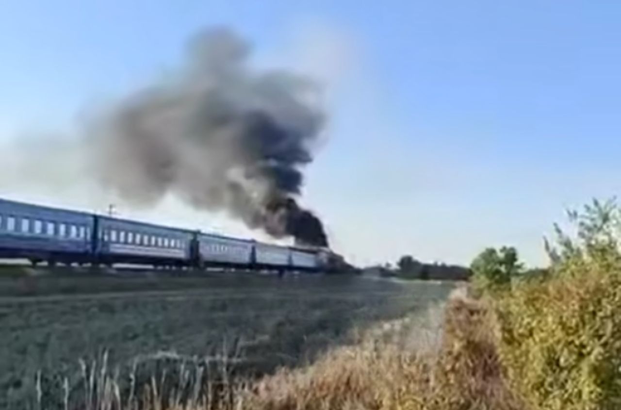 Kyiv–Mykolaiv passenger train comes under Russian attack