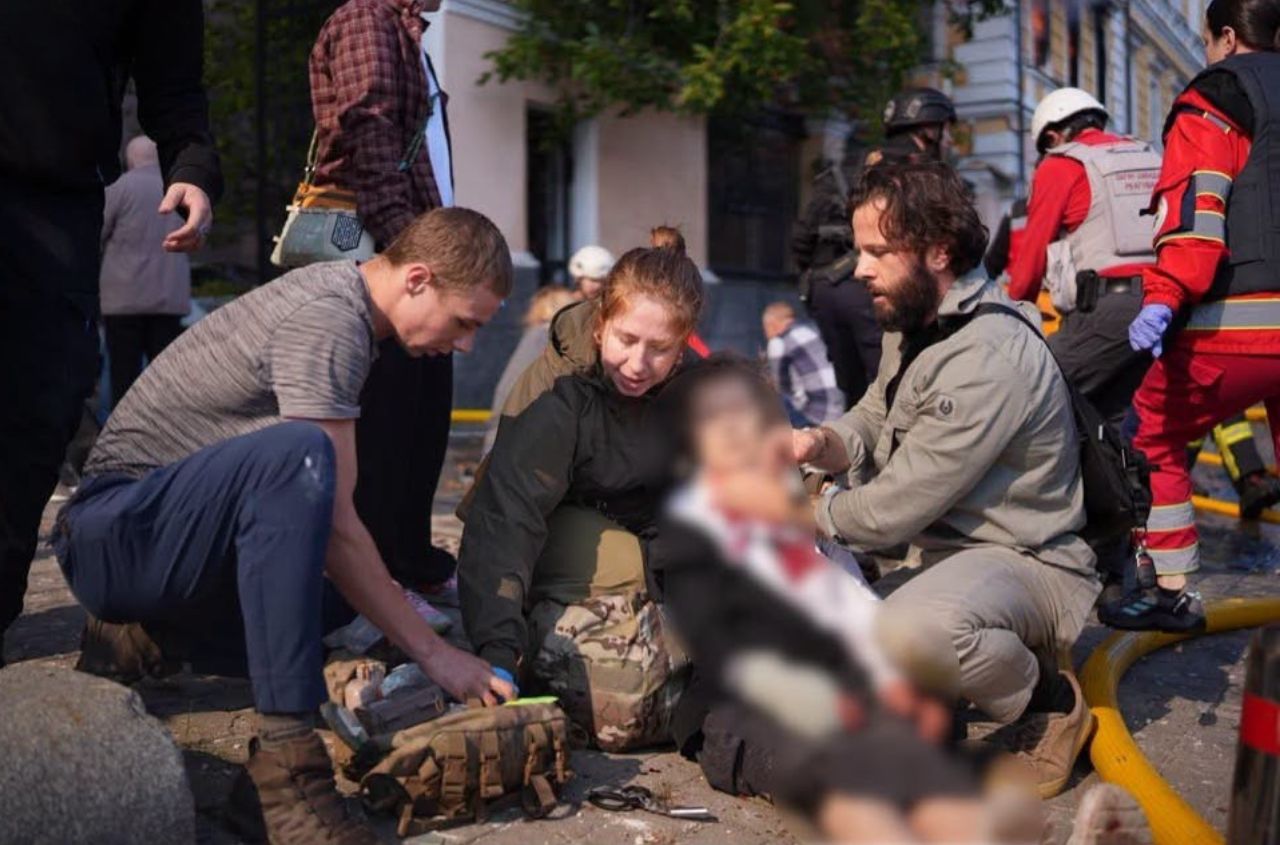 One killed and dozens injured in attacks on Kyiv, Zaporizhzhia, Dnipro and Odessa