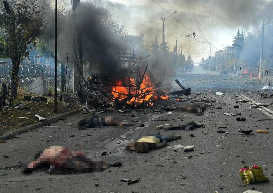 Russian attack on civilian bus in Kramatorsk leaves 12 dead, 13 injured