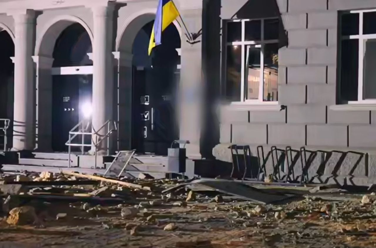Russian strike damages TENET telecommunications facility in Odessa